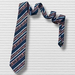 Croata BaN Necktie Textured Silk Polyester Pink Blue Orange Thick